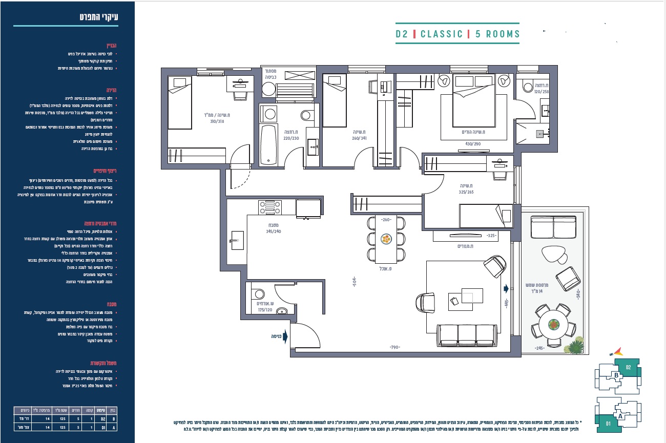 5-Room Apartment with Sun Balcony - Thumbnail 2